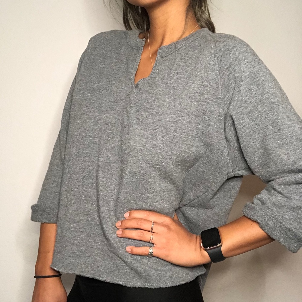 grey capri sweater/shirt from Alternative Apparel